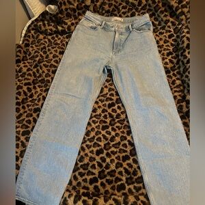 Abercrombie & Fitch Light Wash High Rise Jeans